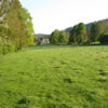 Looking down the length of the meadows towards the High Street