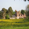 Looking from the front of Streatley Meadows towards the Morrell Rooms (our village hall)